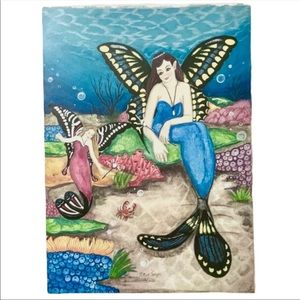 Limited Edition Print of Artwork “Two Fairy Tails and a Crab”